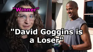 "David Goggins is cringe and a loser"