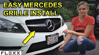 Easy grille install on my Mercedes C300 C250 W204