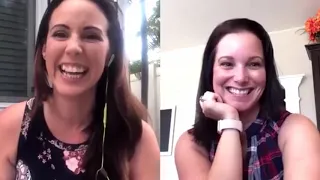 Shanann (Watts) Rzucek and her friend talking about Thrive