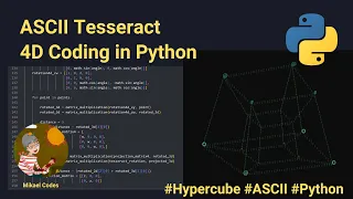 ASCII Tesseract | 4D Hypercube in Python