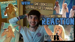 Madonna - Bedtime Stories (LIVE At The 1995 Brit Awards) REACTION! |   Madonna Monday!