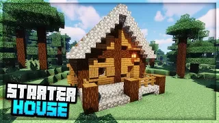 CUM CONSTRUIESTI O CASA DE INCEPUT IN PADURE - Minecraft