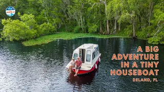 A Big Adventure in a Tiny Houseboat Near Orlando, FL