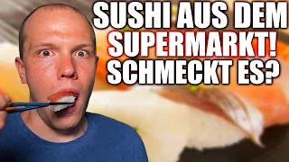 Schmeckt Sushi aus dem japanischen Supermarkt?! - Wie man Sushi richtig isst!