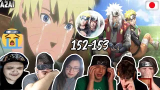 💔"Naruto Learns Jiraiya's Dead" Naruto Shippuden Episode 152-153 REACTION MASHUP