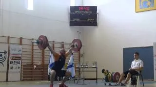 Israeli Weightlifting Championships 2014 85kg Group B + 94kg Group A Snatch