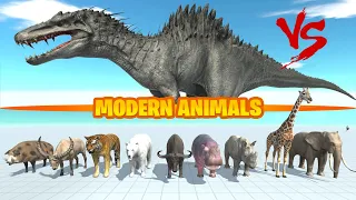 S-REX (SPINOMINUS REX) V2.0 vs ALL UNITS ANIMALS - Animal Revolt Battle Simulator