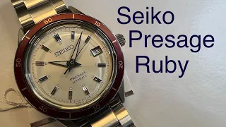 Hands On The New Seiko's 60's Style Presage Ruby