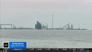 Commercials ships on the move after being stuck at Port of Baltimore