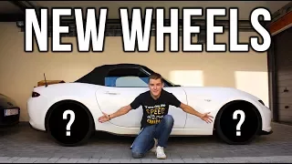 Test fitting my new wheels - Miata In Action - Episode 24