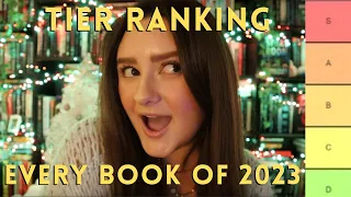 TIER RANKING EVERY BOOK I READ IN 2023 | 150+ book recommendations