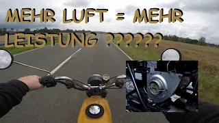 Simson S51 | Mehr Luft = Mehr Leistung ? | Luftfiltertuning | Fail? | Datta | EllKolben