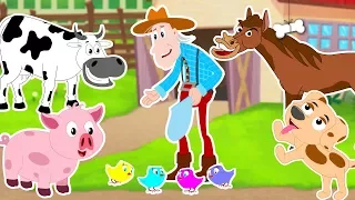 Old Macdonald Had A Farm | Farm Song | Nursery Rhymes & Kids Songs | Baby Rhymes | Kids Videos