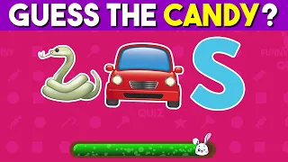 Guess the Candy by Emoji! (Challenge) - FUNNY BUNNY QUIZ