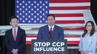 WATCH: DeSantis talks about steps he's taken on China