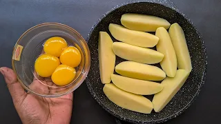 Just Add Eggs With Potatoes Its So Delicious/ Simple Breakfast Recipe/ Healthy Cheap & Tasty Snacks