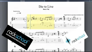 Die To Live Rockschool Grade 8 Guitar