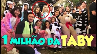 FESTA de 1 MILHÃO da TABY -  Aqui NINGUEM DORME