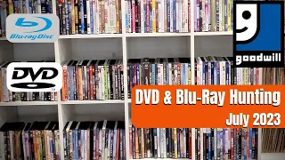 DVD & Blu-Ray Hunting at Goodwill!  (July 2023)
