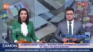 Jonli efir vaqtida nima yuz berdi.