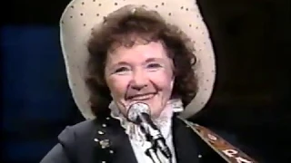 Patsy Montana - I Want To Be A Cowboy's Sweetheart (live on Letterman 1988)
