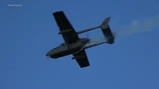 Cessna 337 USAF O-2A Skymaster N590D (Birddog) Low Pass Wingman Hangar Teuge Airport 27 okt 2018