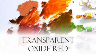 Transparent Oxide Red - Vicki Norman demonstrates Michael Harding's Transparent Oxide Red Oil Paint