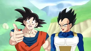 Saludo de cumpleaños de goku + venado = feliz cumpleaños