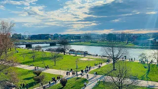 Krakow Poland Walking tour ,Spring sunshine in the old town 波蘭漫步-克拉科夫【4K HDR 60fps】