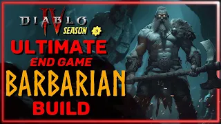 Diablo 4 - ULTIMATE End Game Barbarian Build - Gauntlet speed run, T100 Vaults, and one shot bosses.