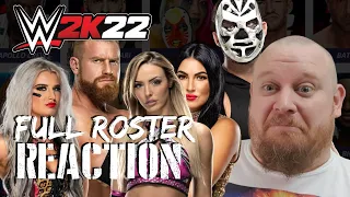 WWE 2K22 FULL ROSTER REACTION - This years roster is...... iiconic!!!!!