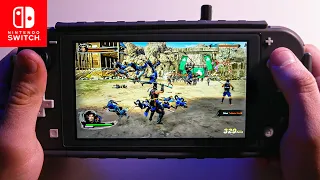 Samurai Warriors 5 Nintendo Switch Lite GAMEPLAY