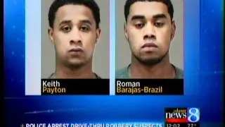Drive-thru robbery suspects caught