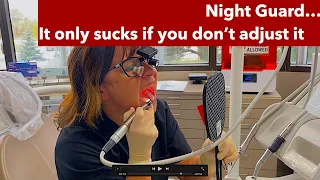 The Best Night Guard - how to adjust  a nightguard in 2 minutes so your patients love it!