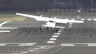 Heroic Cessna (G-MPLB) battles Storm Otto at bhx