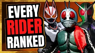 Every KAMEN RIDER Season RANKED - From Worst To Best!