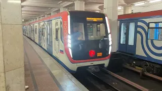 Прибытие поезда на станцию «Александровский сад»
