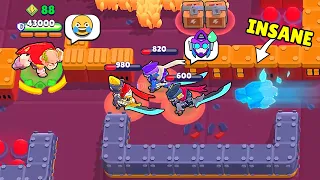 INSANE SUPER COMEBACK WIPEOUT NOOBS❗ OP Sam VS Mecha Mortis🔥 Brawl Stars Funny Moments & Fails ep883