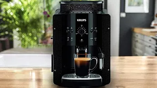 Krups EA8108 Roma - Cafetera Superautomática, 15 bares, molinillo de café cónico de metal