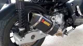 XMAX 125 exhaust sound Akrapovic VS Arrow VS Mivv VS Yasuni VS LeoVince