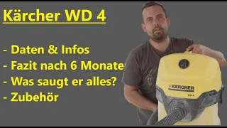 Kärcher WD4 | Mehrzwecksauger | Nass- und Trockensauger | Fazit nach 6 Monaten | Review Deutsch