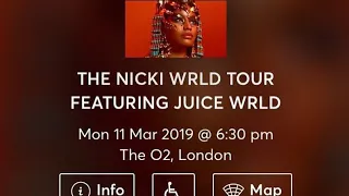 Nicki Minaj LIVE LONDON PERFORMANCE WITH JUICY WORLD, STYLO G  AND MORE