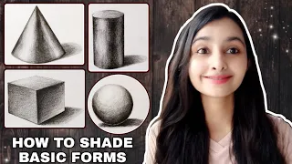 HOW TO SHADE BASIC FORMS | STEP BY STEP | PENCIL SHADING TUTORIAL OF 3D BASIC SHAPES | NIFT 2020