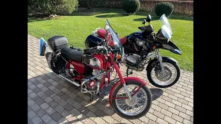 Jawa 350-634 1974 & Bmw R1150 gs 1999