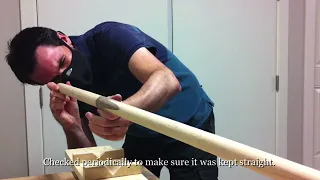 Making a Snooker Cue with Hand Tools