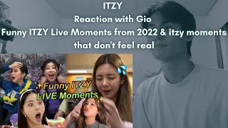 ITZY Reaction with Gio Funny ITZY Live Moments from 2022 & itzy moments that don't feel real