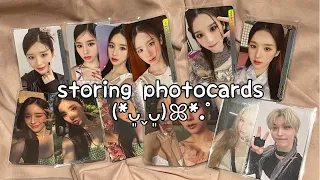 storing photocards #9 (*ᴗ͈ˬᴗ͈)ꕤ*.ﾟstray kids, aespa, and loona/artms!