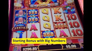 Super Big Win on Jackpot Carnival Slot!! Timber Wolf, Buffalo, and The Power of 88 Slots