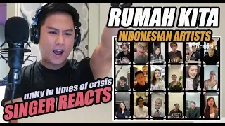 RUMAH KITA - INDONESIAN ARTISTS UNITE [FIGHT AGAINST COVID19] | REACTION