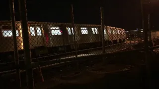 MTA SUBWAY: Yard Move Action at Coney Island Yard